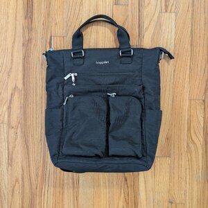 baggallini | All Set 3 in 1 Tote Backpack - Black Color